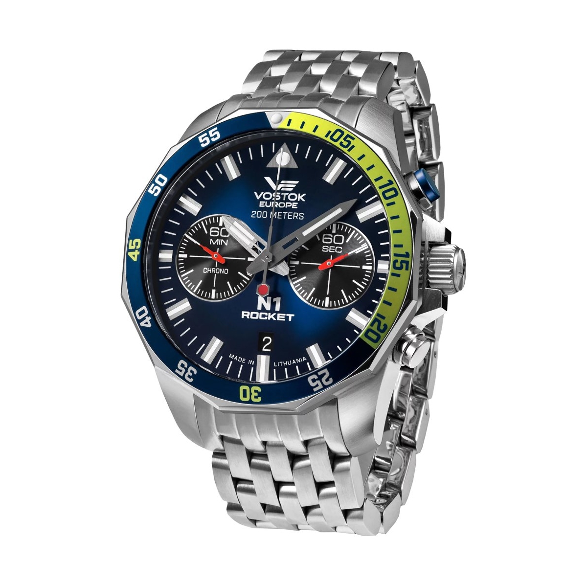W.KRUK ZEGAREK VOSTOK EUROPE ROCKET N-1 CHRONO