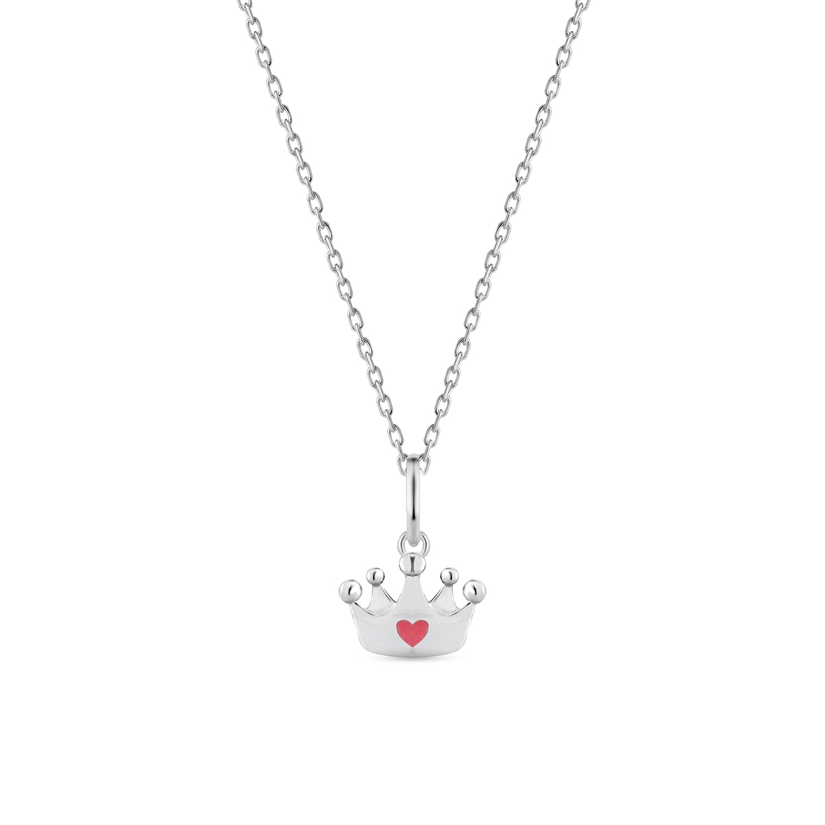 W.KRUK Wisiorek srebrny z motywem korony