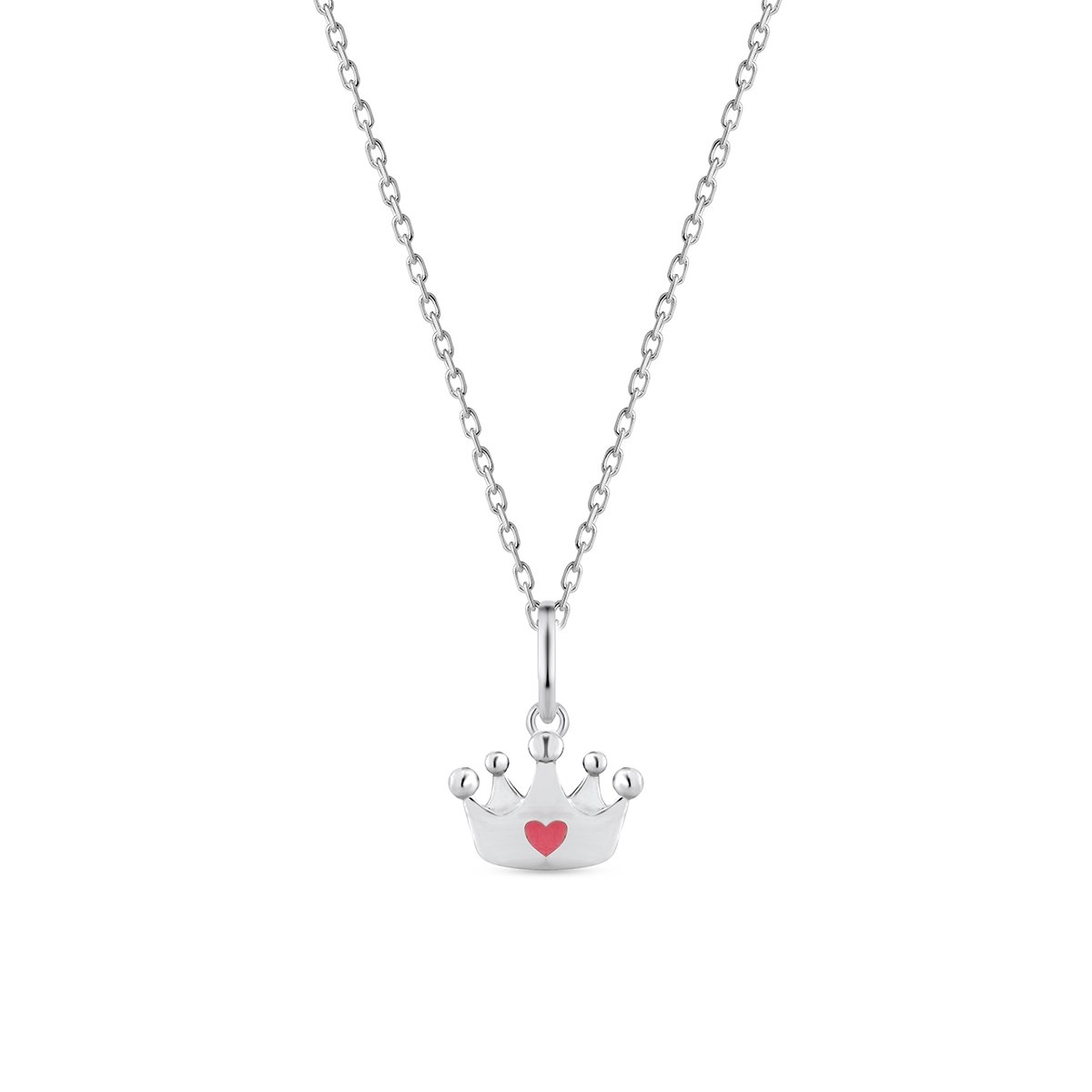 W.KRUK Wisiorek srebrny z motywem korony