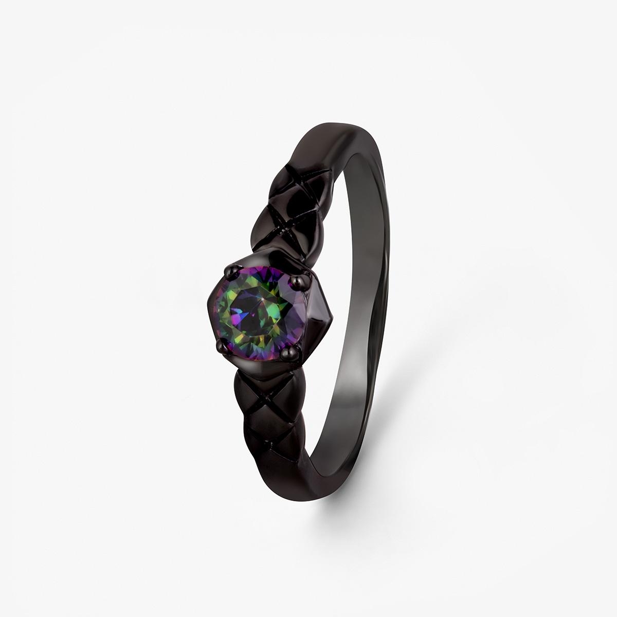 W.KRUK Pierścionek srebrny