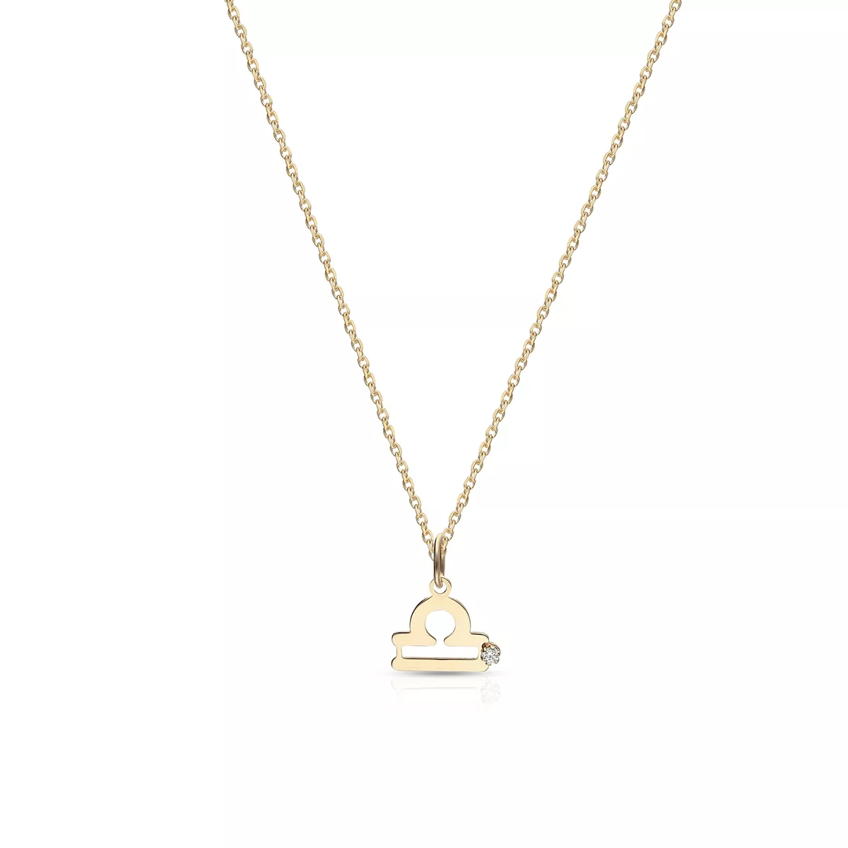 W.KRUK Wisiorek złoty Zodiak Waga