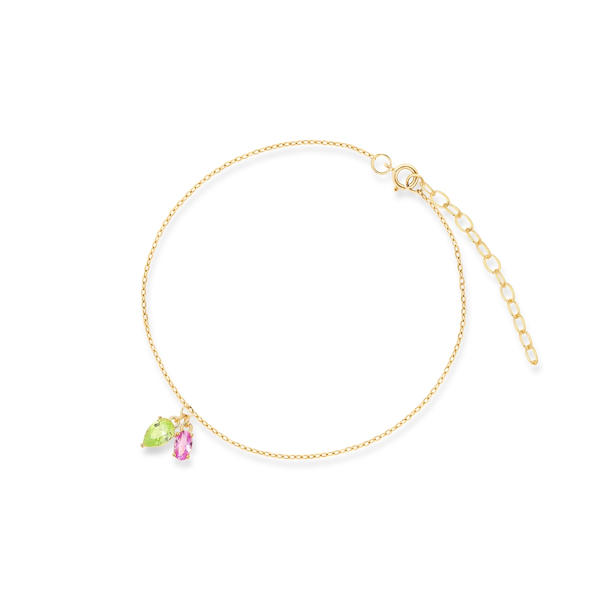 W.KRUK Bransoleta srebrna z kolorowymi kamieniami Mozaika