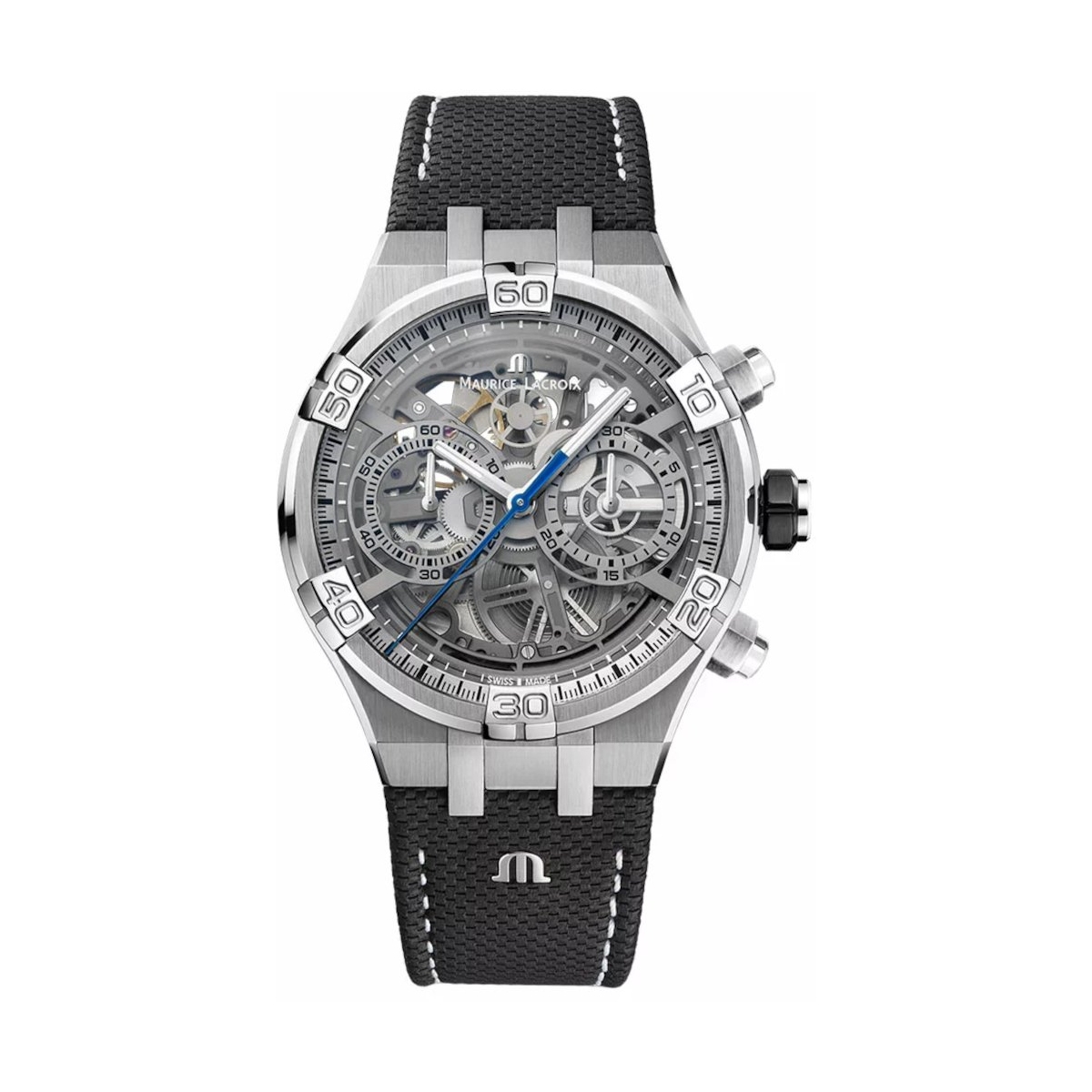 W.KRUK ZEGAREK MAURICE LACROIX AIKON AUTOMATIC CHRONOGRAPH SKELETON