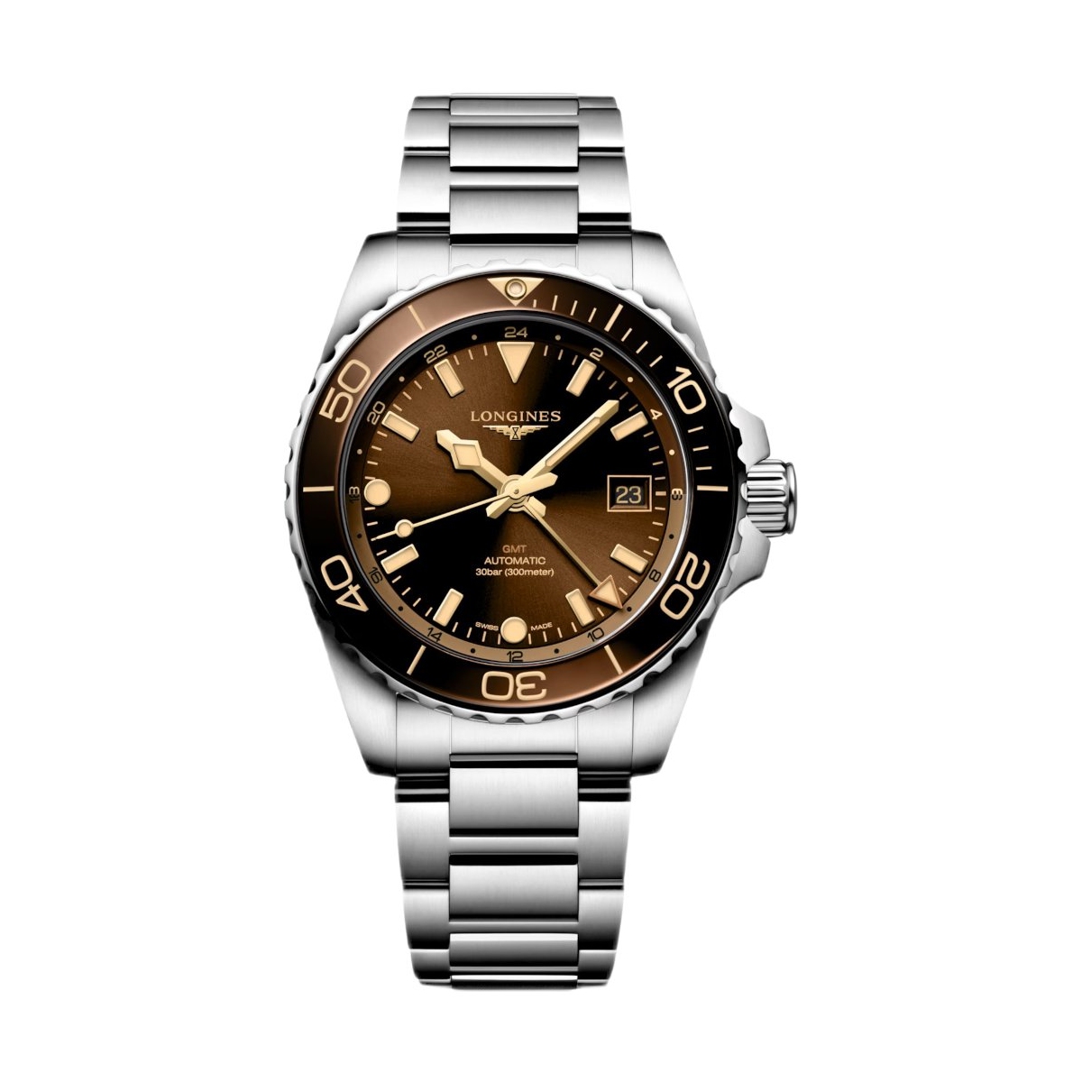 W.KRUK LONGINES HYDROCONQUEST GMT