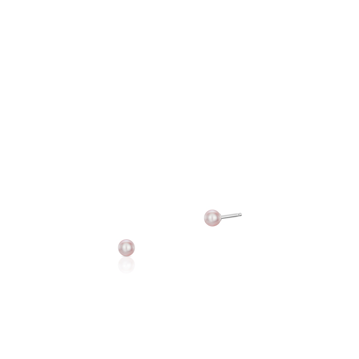 W.KRUK Kolczyki srebrne perły