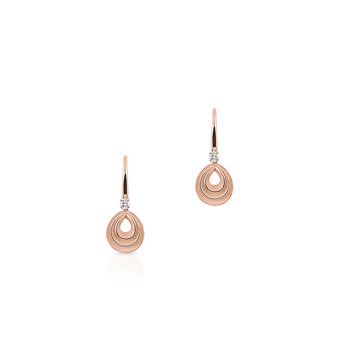 W.KRUK Kolczyki różowe złoto CAMMILLI FIRENZE