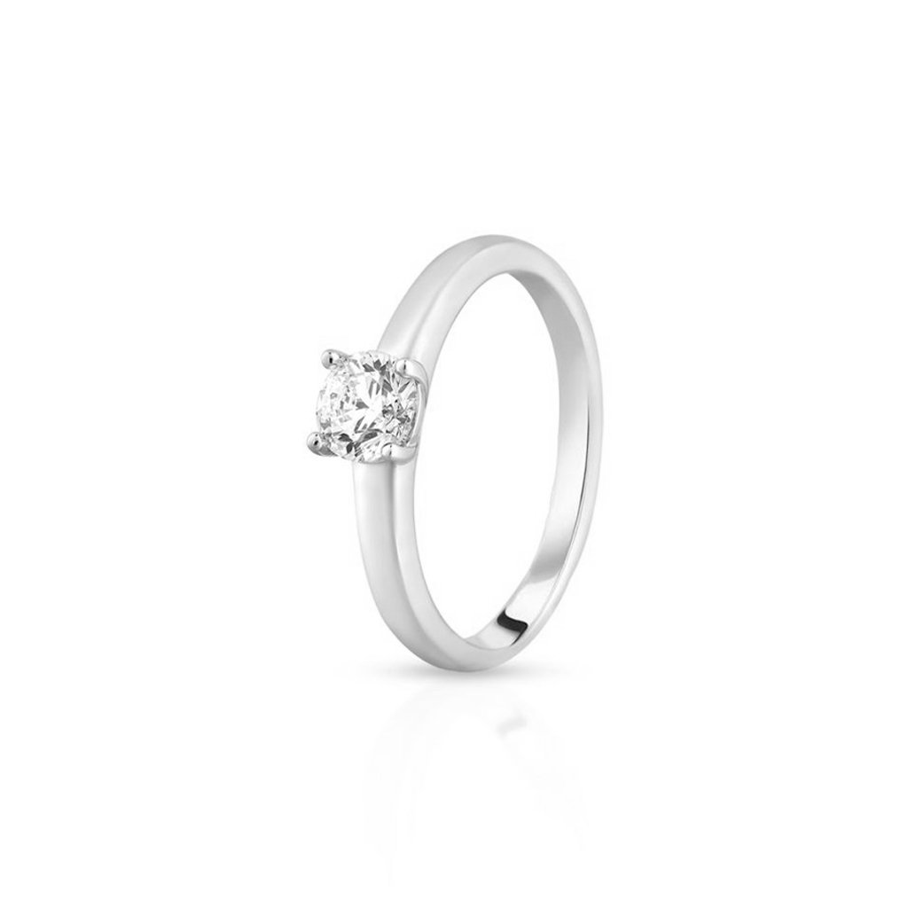 W.KRUK - Pierścionek zaręczynowy złoty Szczęśliwy - 0,5 ct