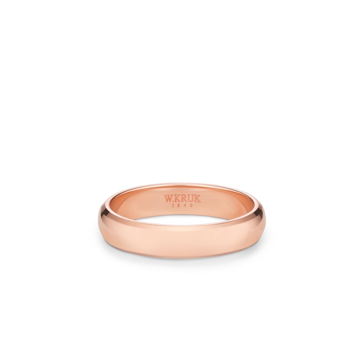 W.KRUK Obrączka złota KOCHAM CIĘ