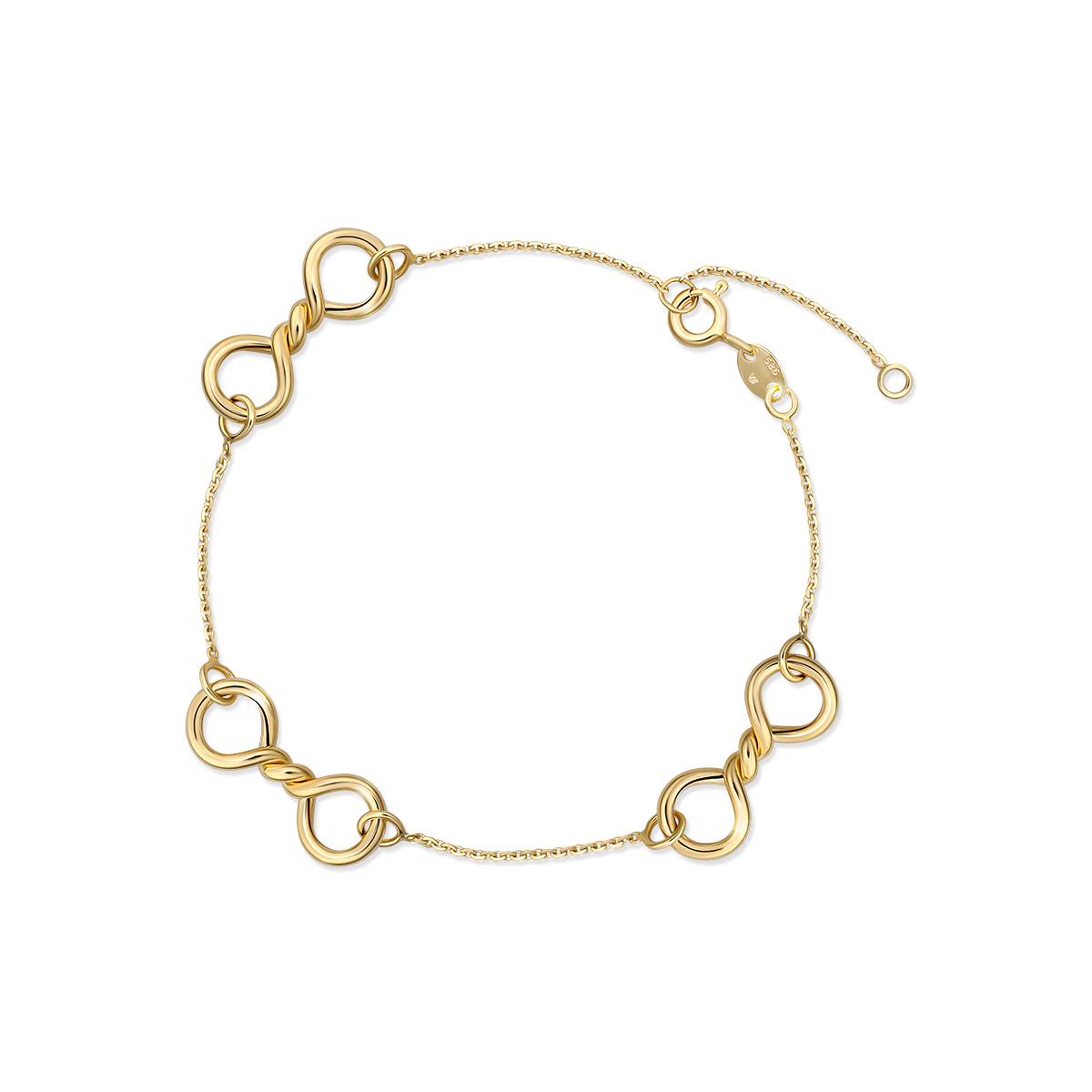 W.KRUK - Bransoletka złota