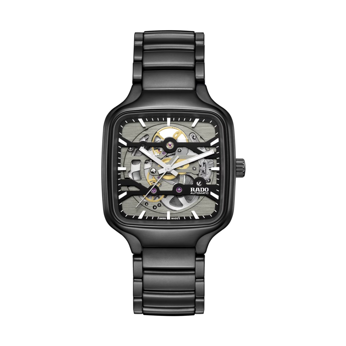 W.KRUK ZEGAREK RADO True Square Automatic Skeleton