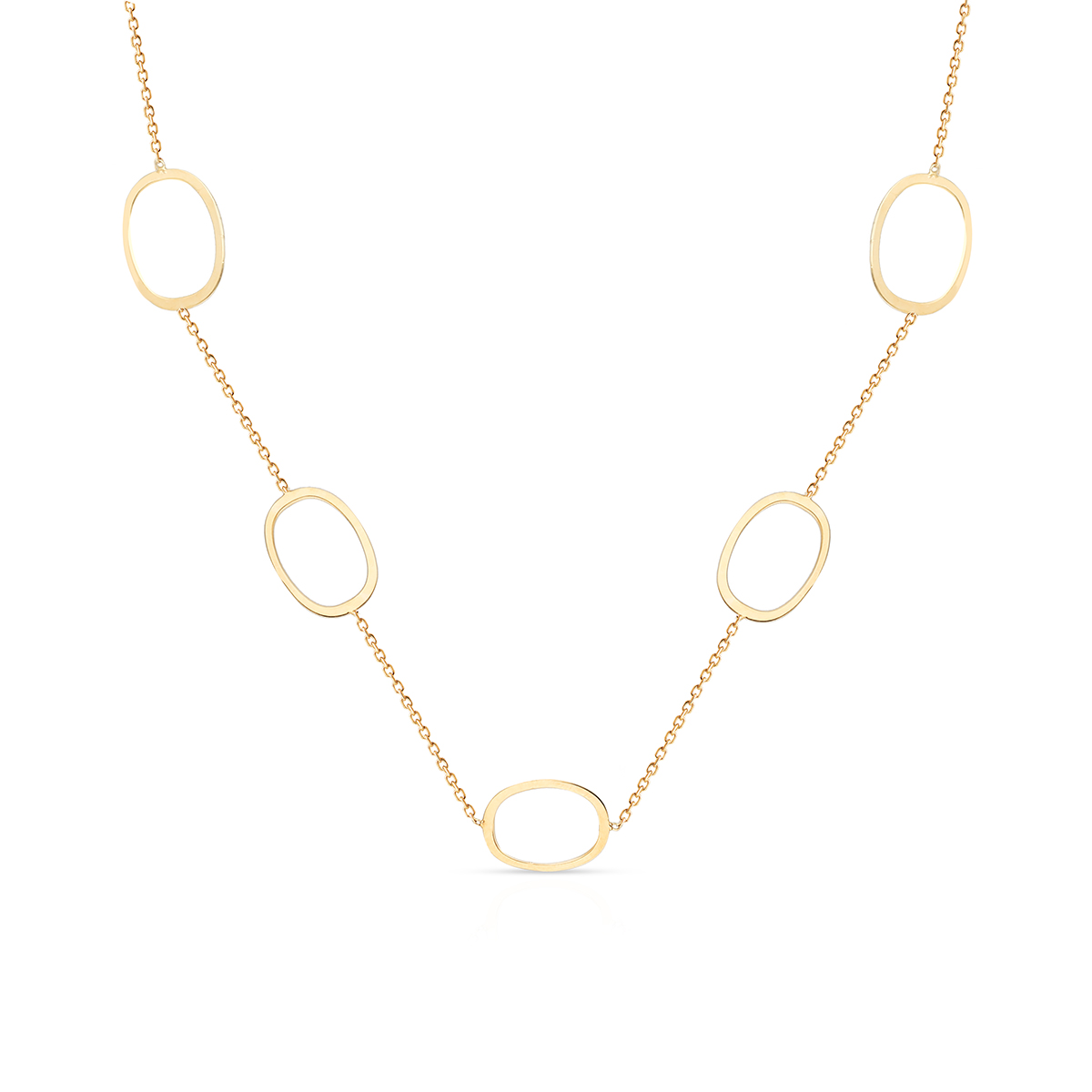 W.KRUK - Naszyjnik złoty geometryczny