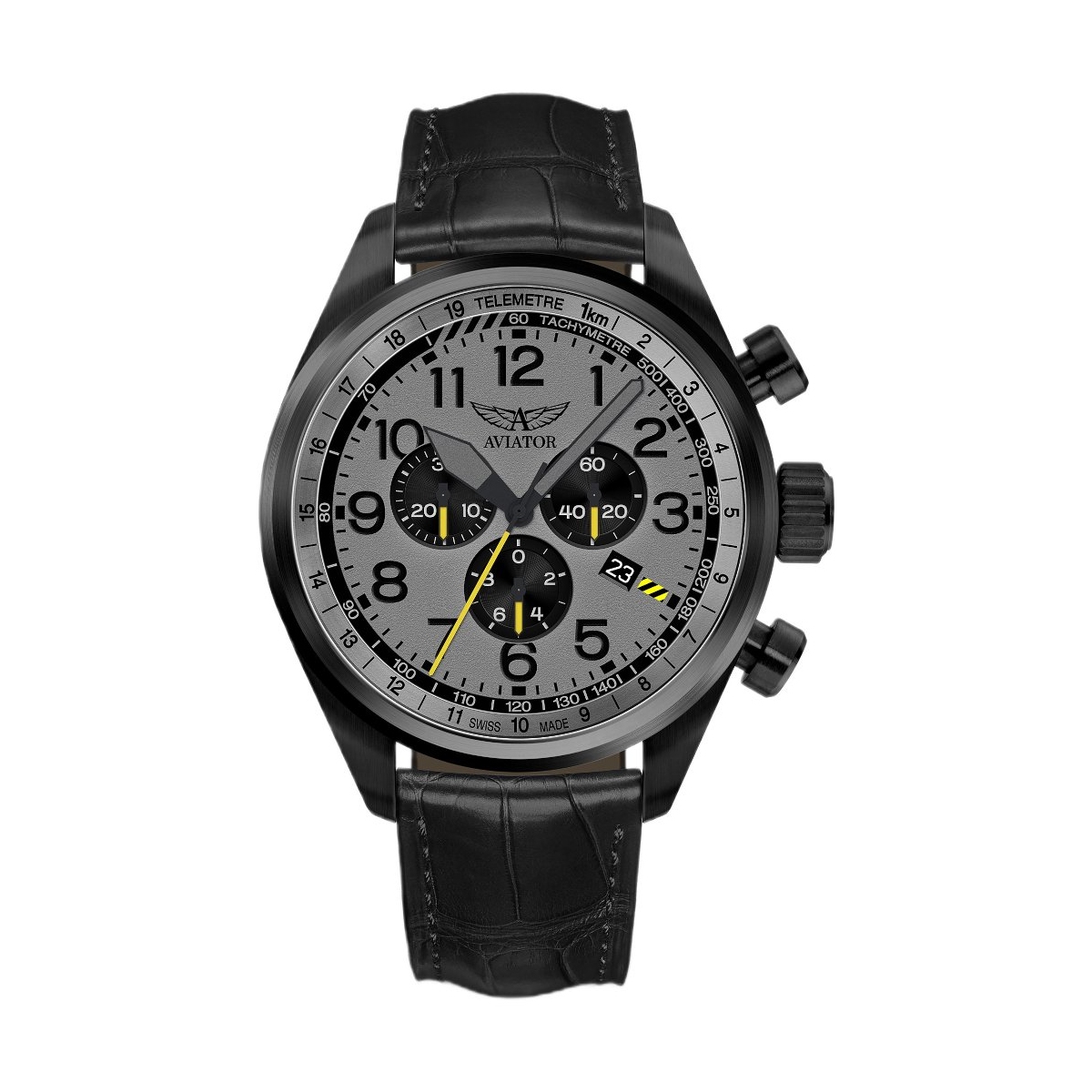 W.KRUK ZEGAREK AVIATOR AIRACOBRA P45 CHRONOGRAPH