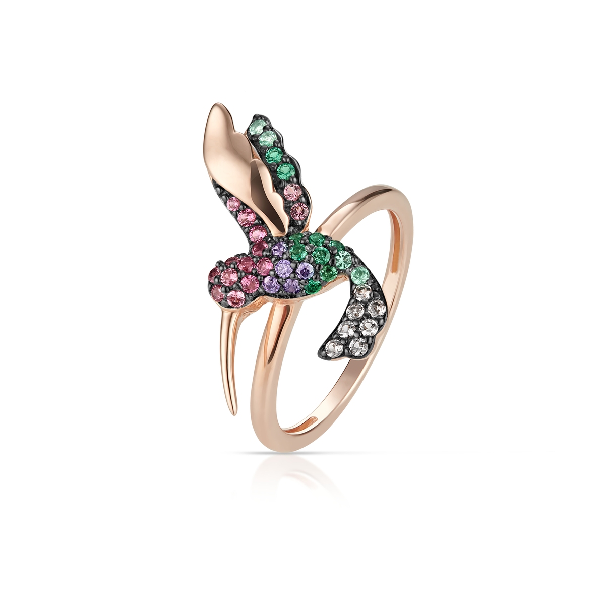 W.KRUK Pierścionek srebrny Preludium