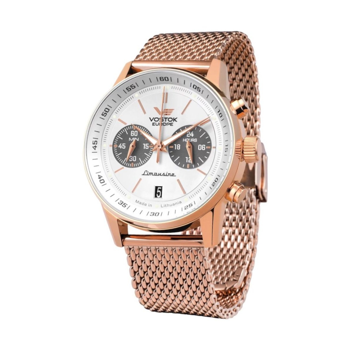 W.KRUK ZEGAREK VOSTOK EUROPE GAZ-14 LIMOUSINE CHRONO