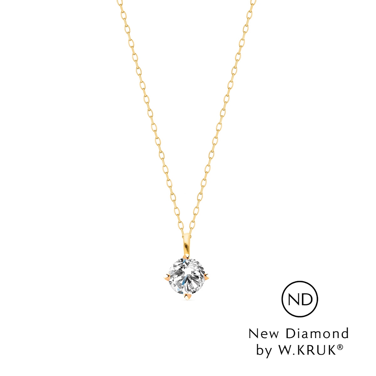 W.KRUK Wisiorek złoty Doskonały