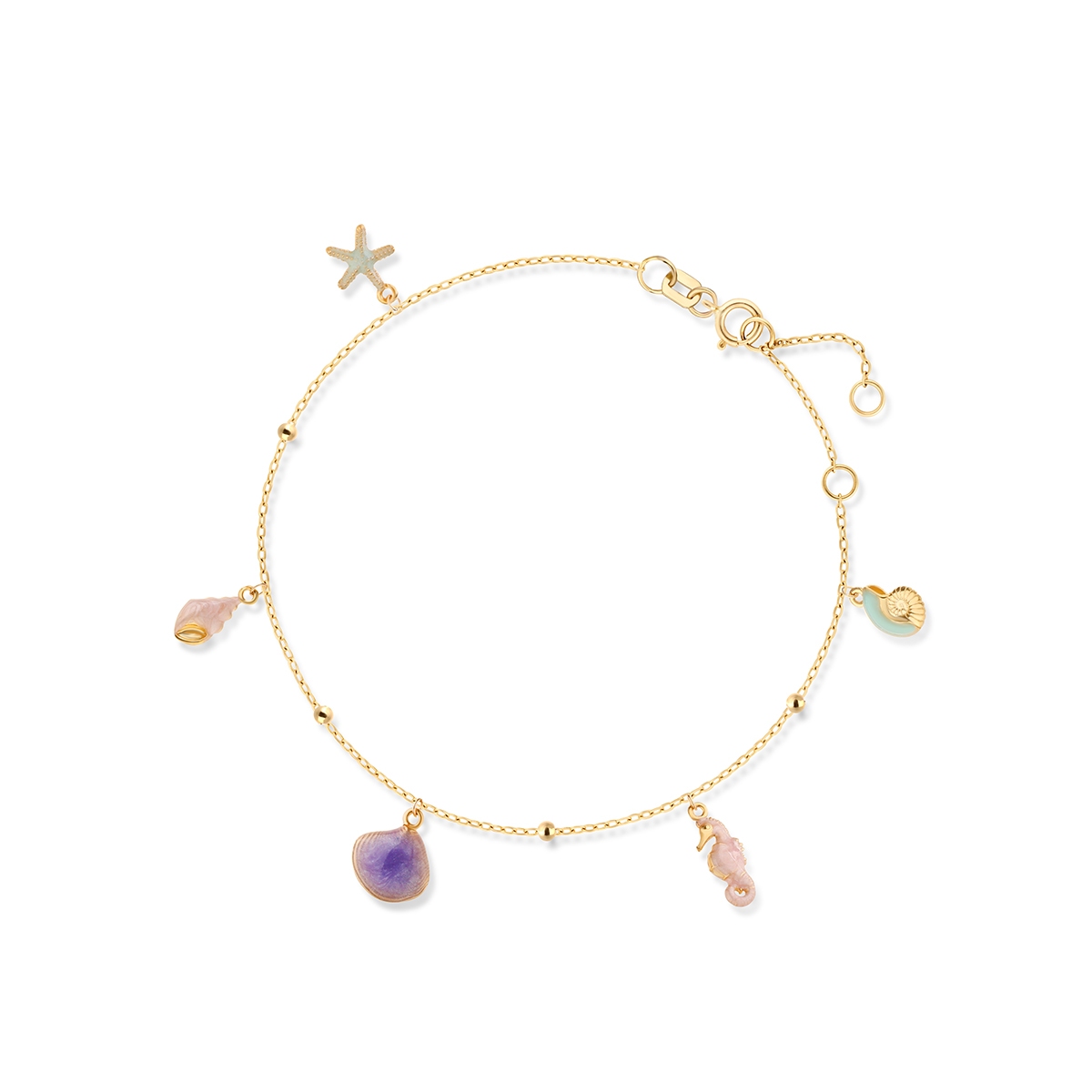 W.KRUK Bransoleta złota Santorini