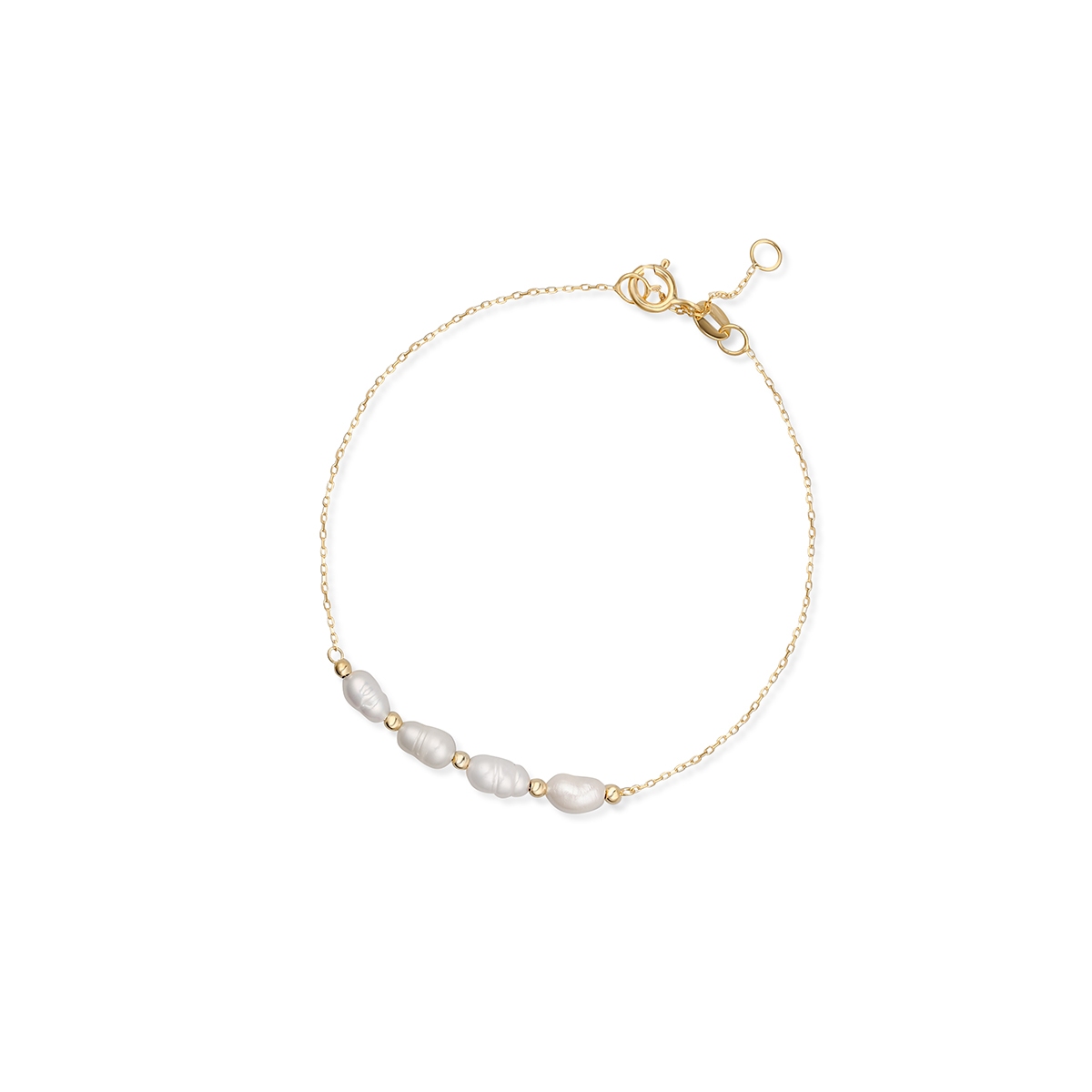 W.KRUK Bransoleta złota z perłami