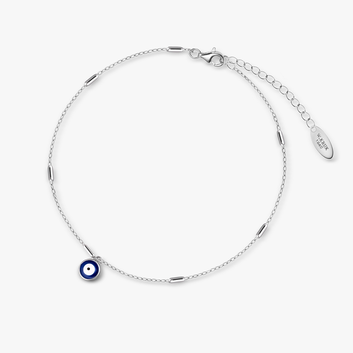 W.KRUK Bransoleta srebrna na nogę