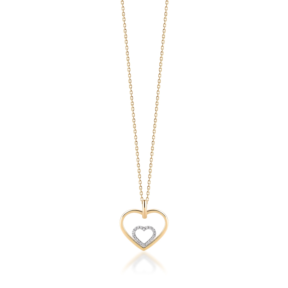 W.KRUK Wisiorek z motywem serc