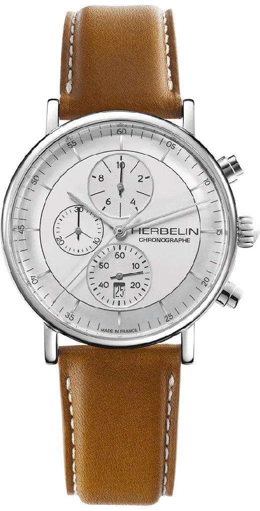 Zegarek Męski HERBELIN Chronograph Inspiration 35647AP12GD