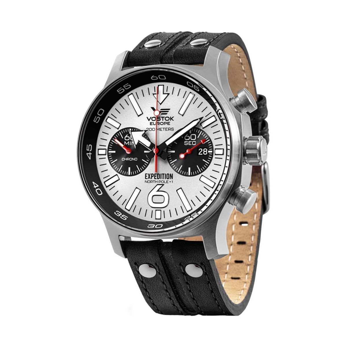 W.KRUK ZEGAREK VOSTOK EUROPE EXPEDITION NORTH POLE 1 CHRONO