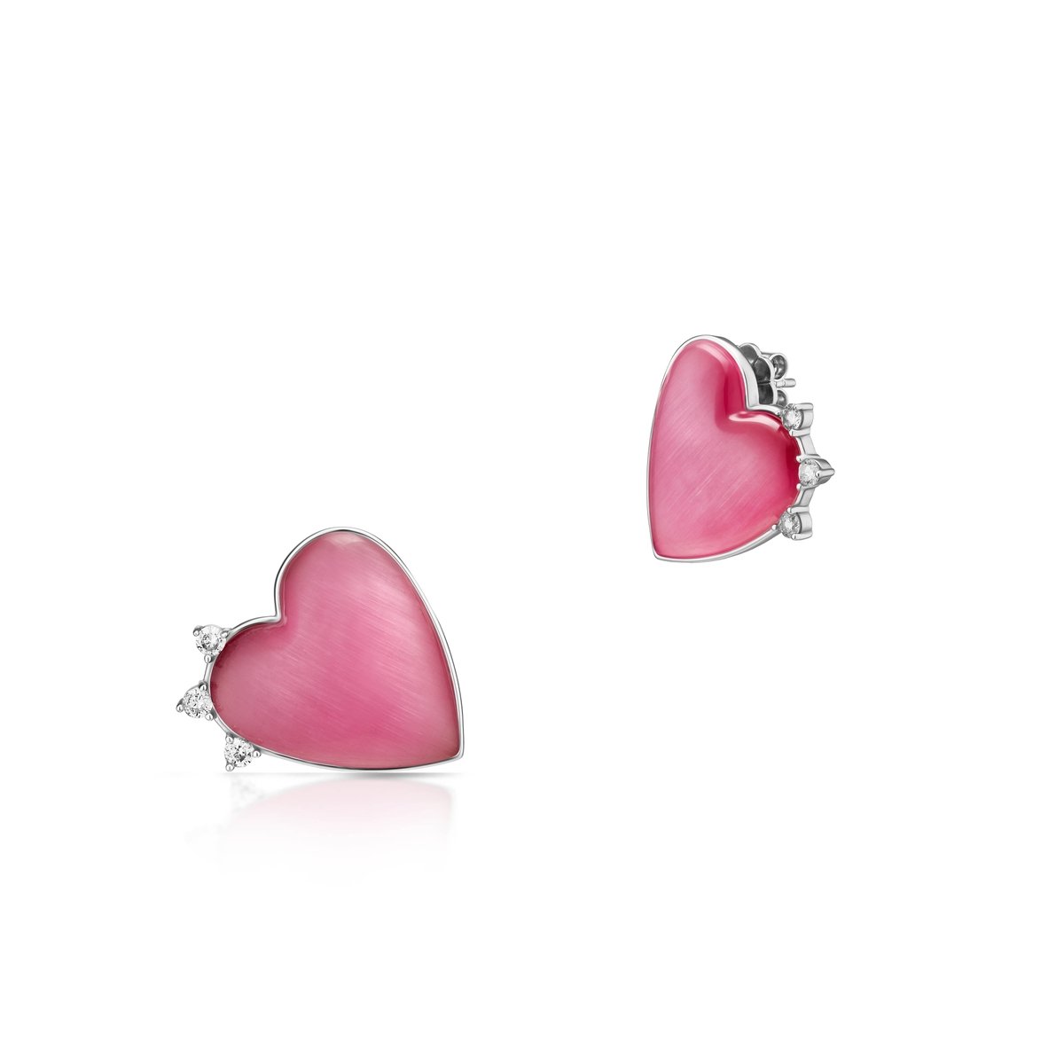 W.KRUK Kolczyki srebrne Czułość