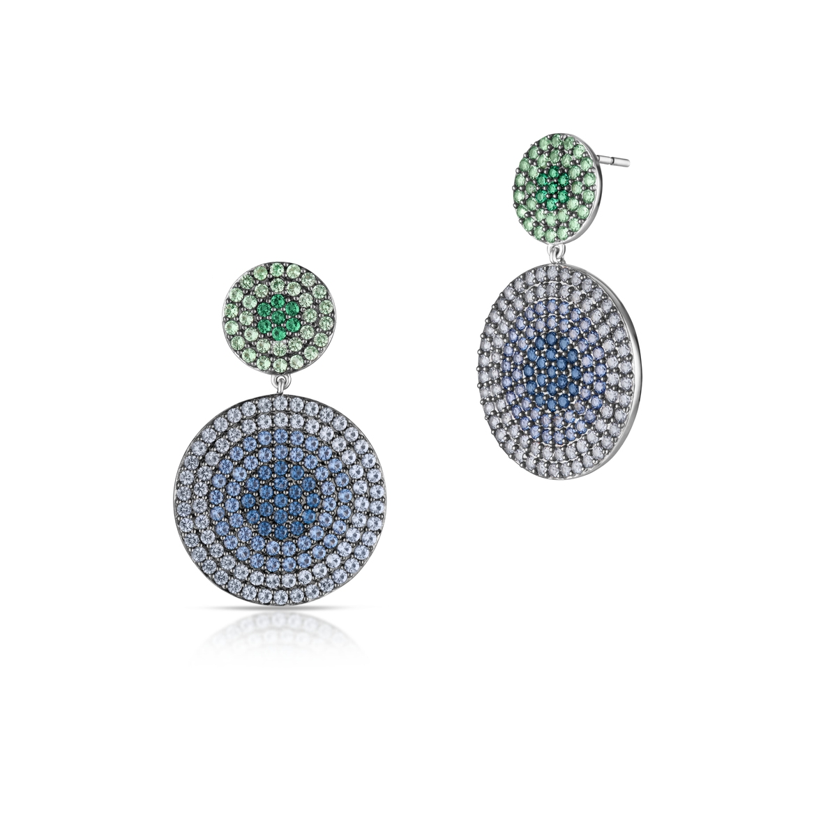 W.KRUK Kolczyki srebrne Preludium