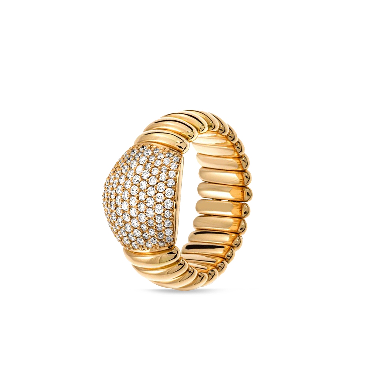 W.KRUK Pierścionek złoty Hulchi Belluni