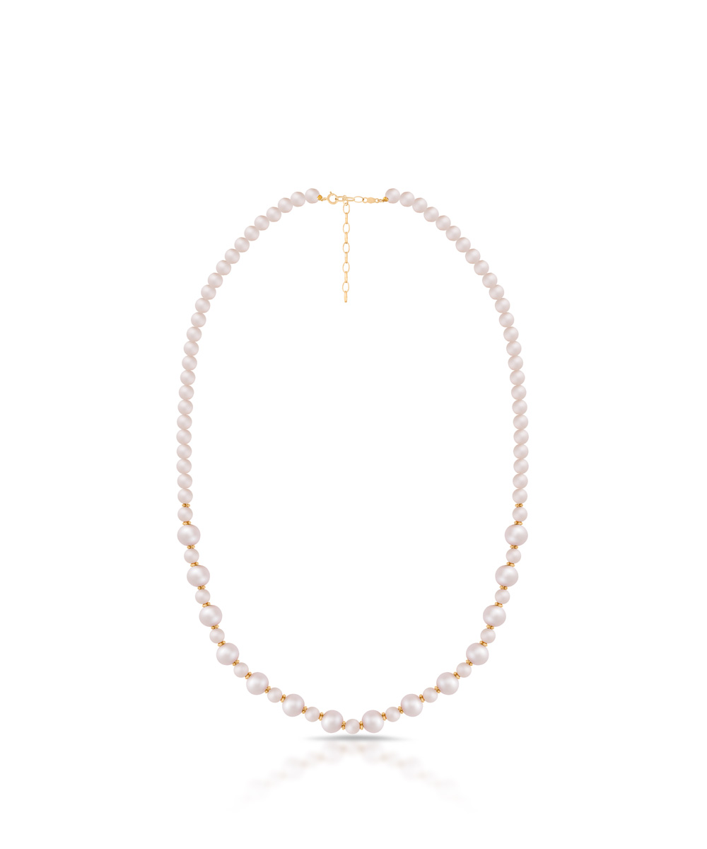 W.KRUK - Naszyjnik złoty z perłami