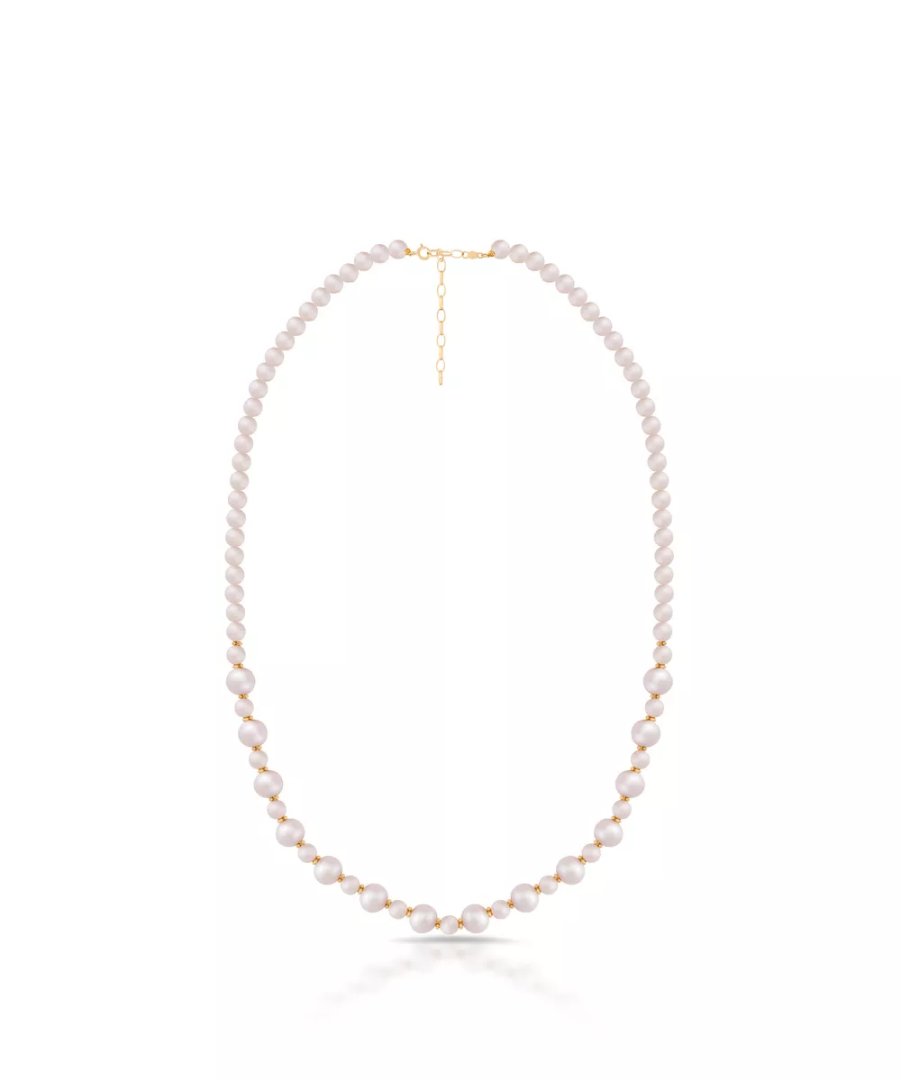 W.KRUK - Naszyjnik złoty z perłami