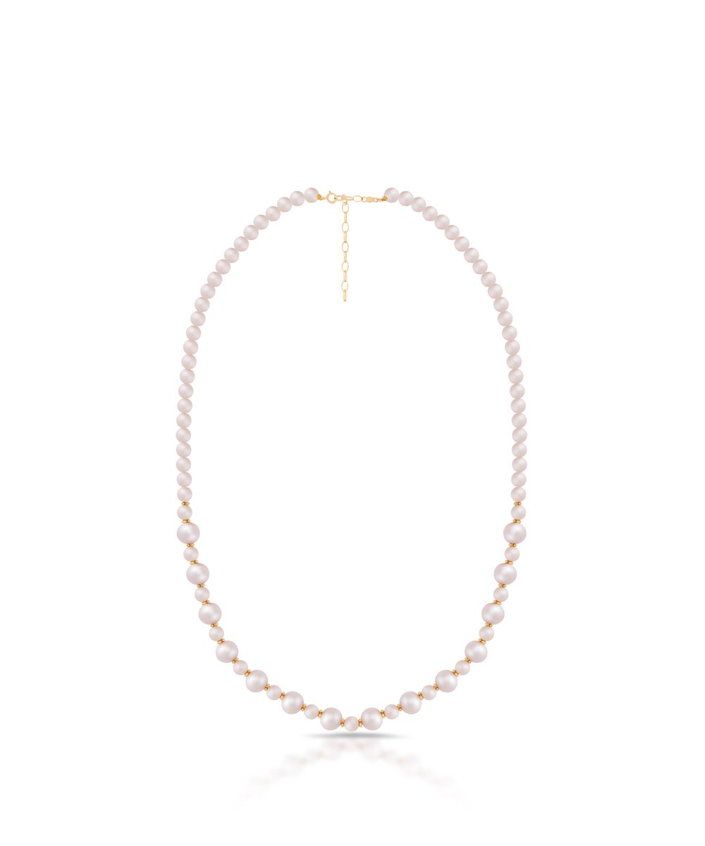 W.KRUK - Naszyjnik złoty z perłami