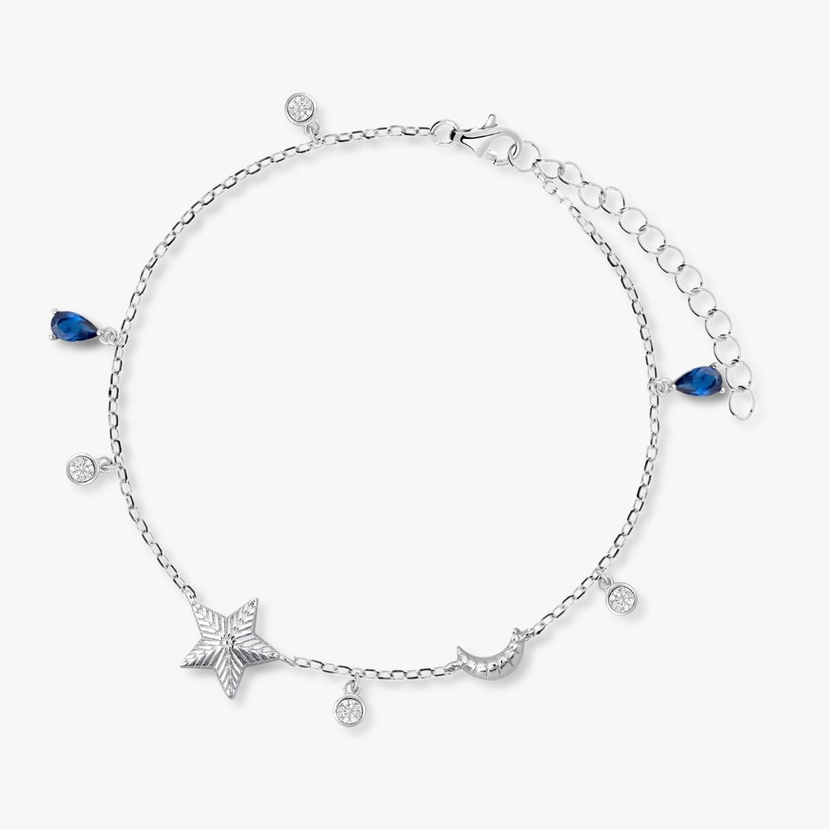 W.KRUK Bransoleta srebrna z gwiazdką