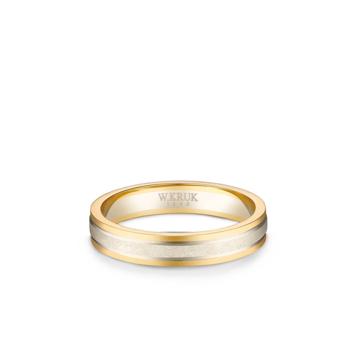 W.KRUK Obrączka złota SENSI