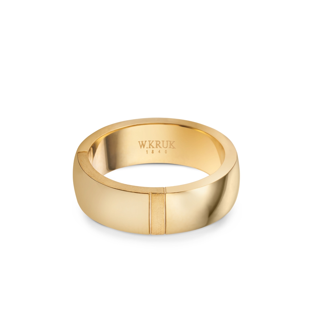W.KRUK Obrączka złota EDGE