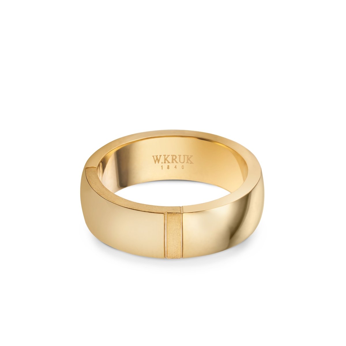 W.KRUK Obrączka złota EDGE