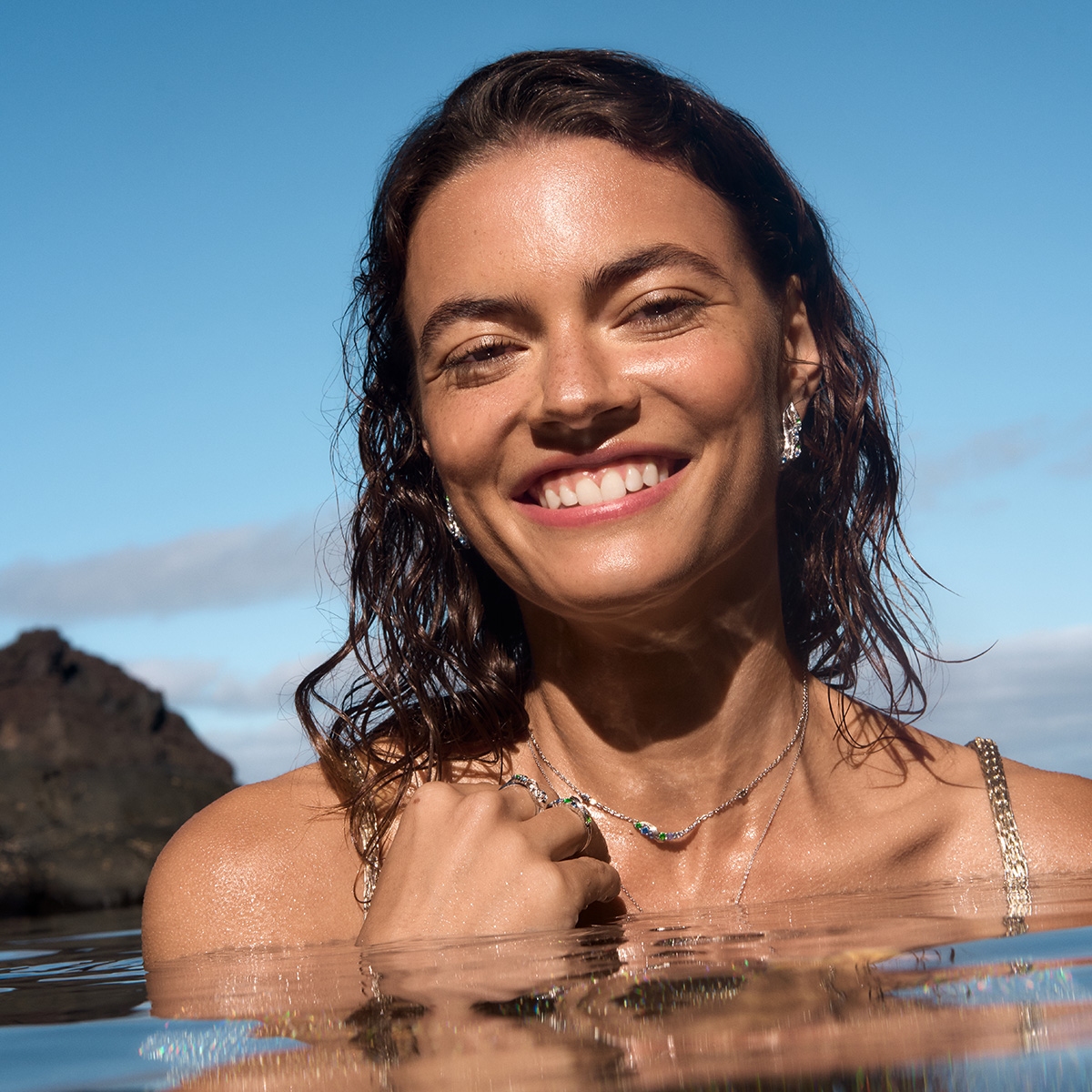 W.KRUK Naszyjnik srebrny KOI