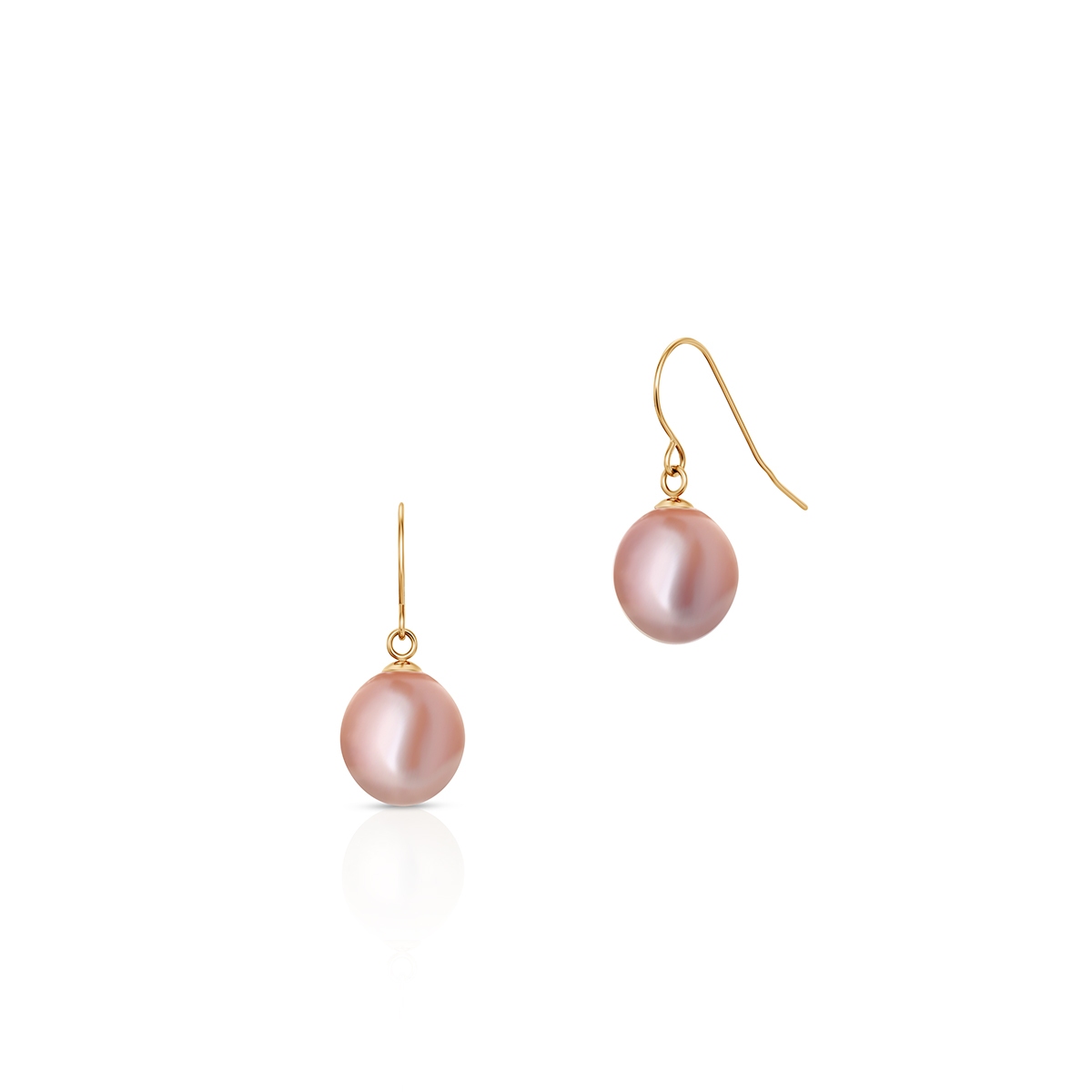 W.KRUK Kolczyki złote z perłą