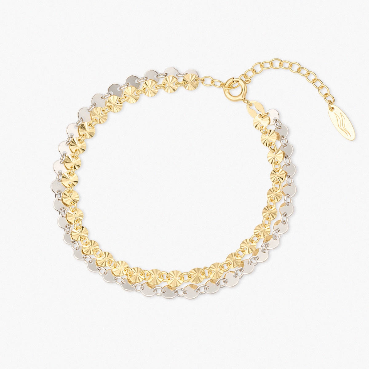 W.KRUK Bransoleta srebrna Follow