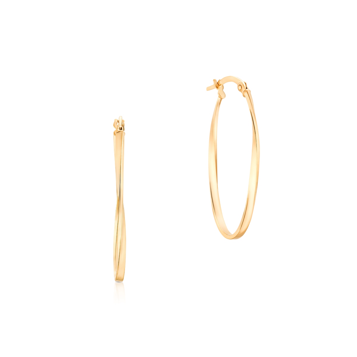 W.KRUK Kolczyki koła wygięte