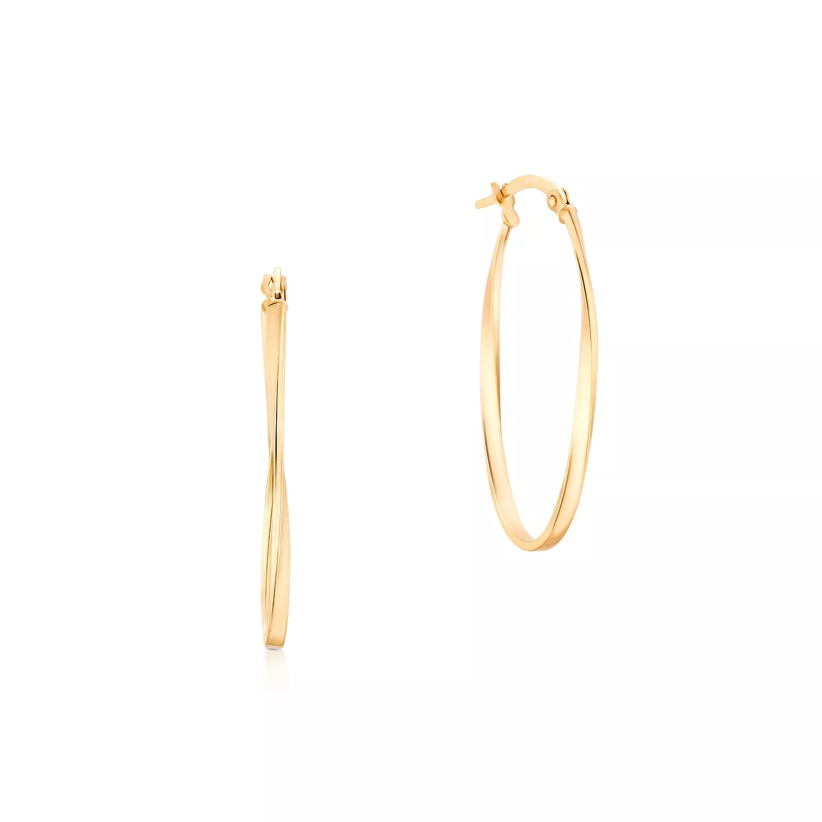 W.KRUK Kolczyki koła wygięte