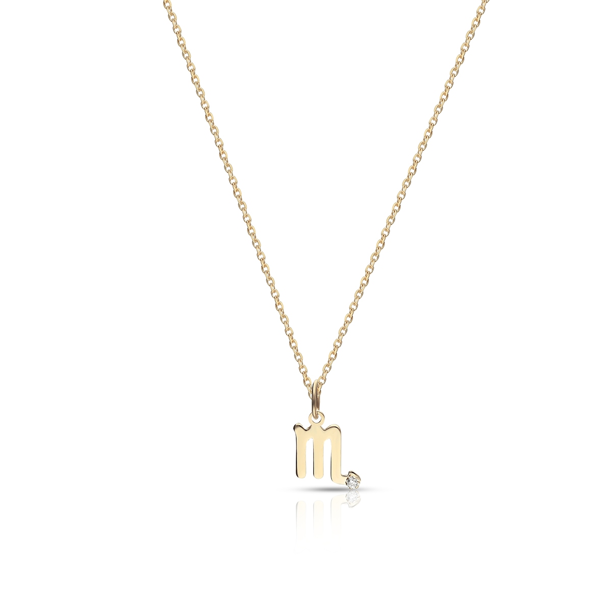 W.KRUK Wisiorek złoty Zodiak Skorpion