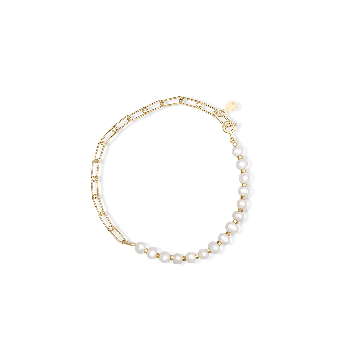 W.KRUK Bransoleta srebrna z perłami