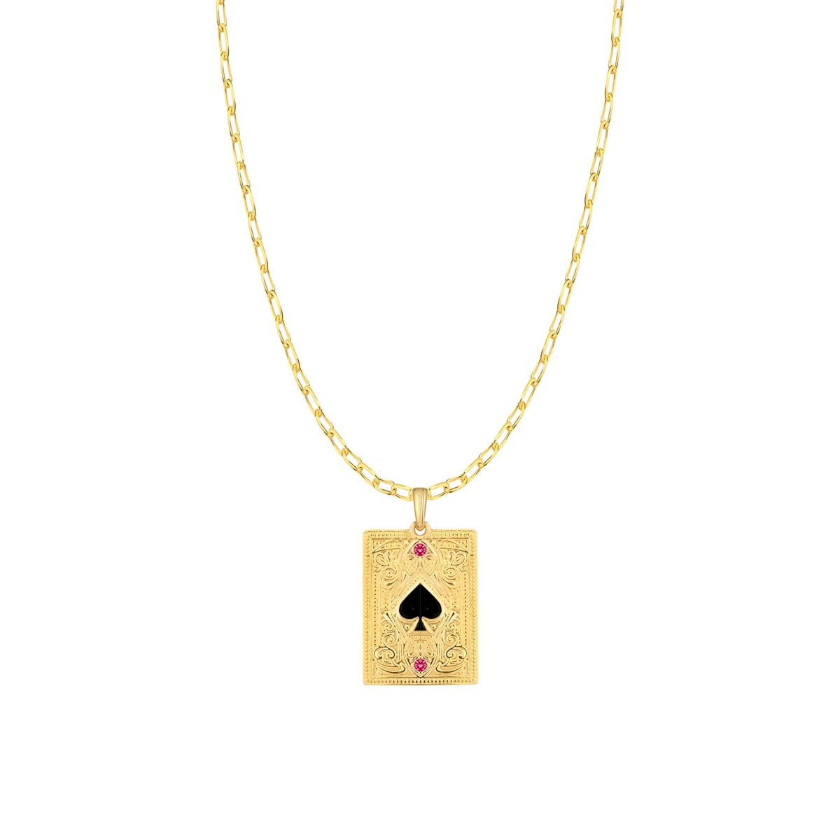 W.KRUK Wisiorek Karta Pik Wonderland