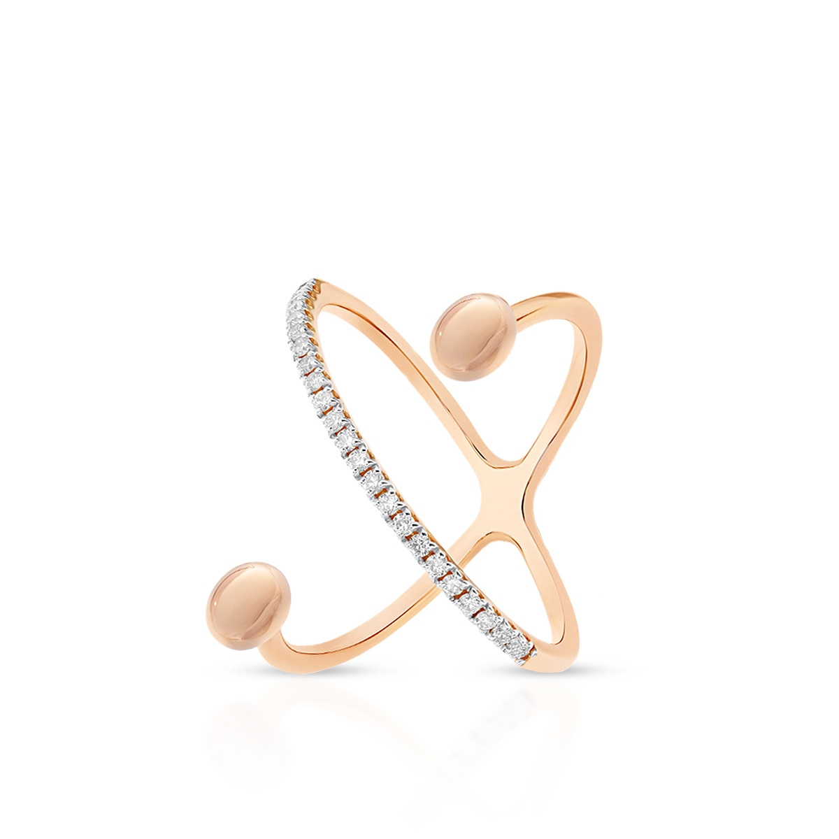 W.KRUK Pierścionek złoty NANIS