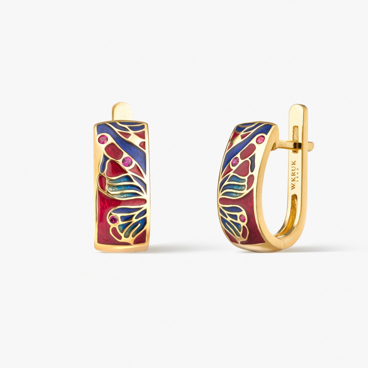 W.KRUK Kolczyki srebrne Imaginarium