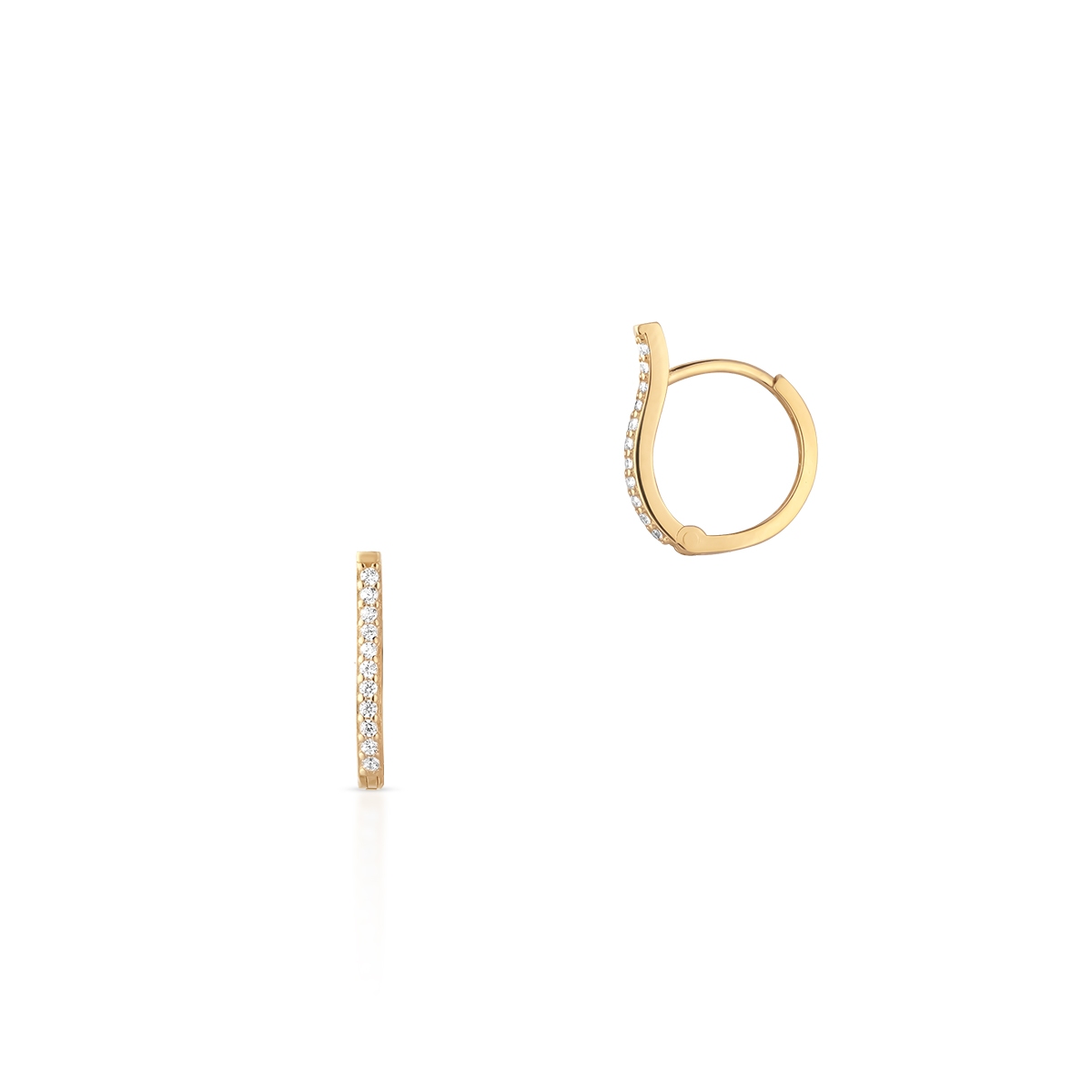 W.KRUK Kolczyki złote