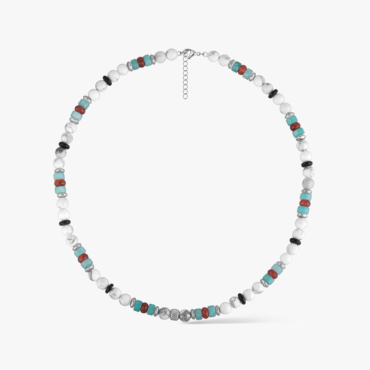 W.KRUK Naszyjnik z kamieniami naturalnymi