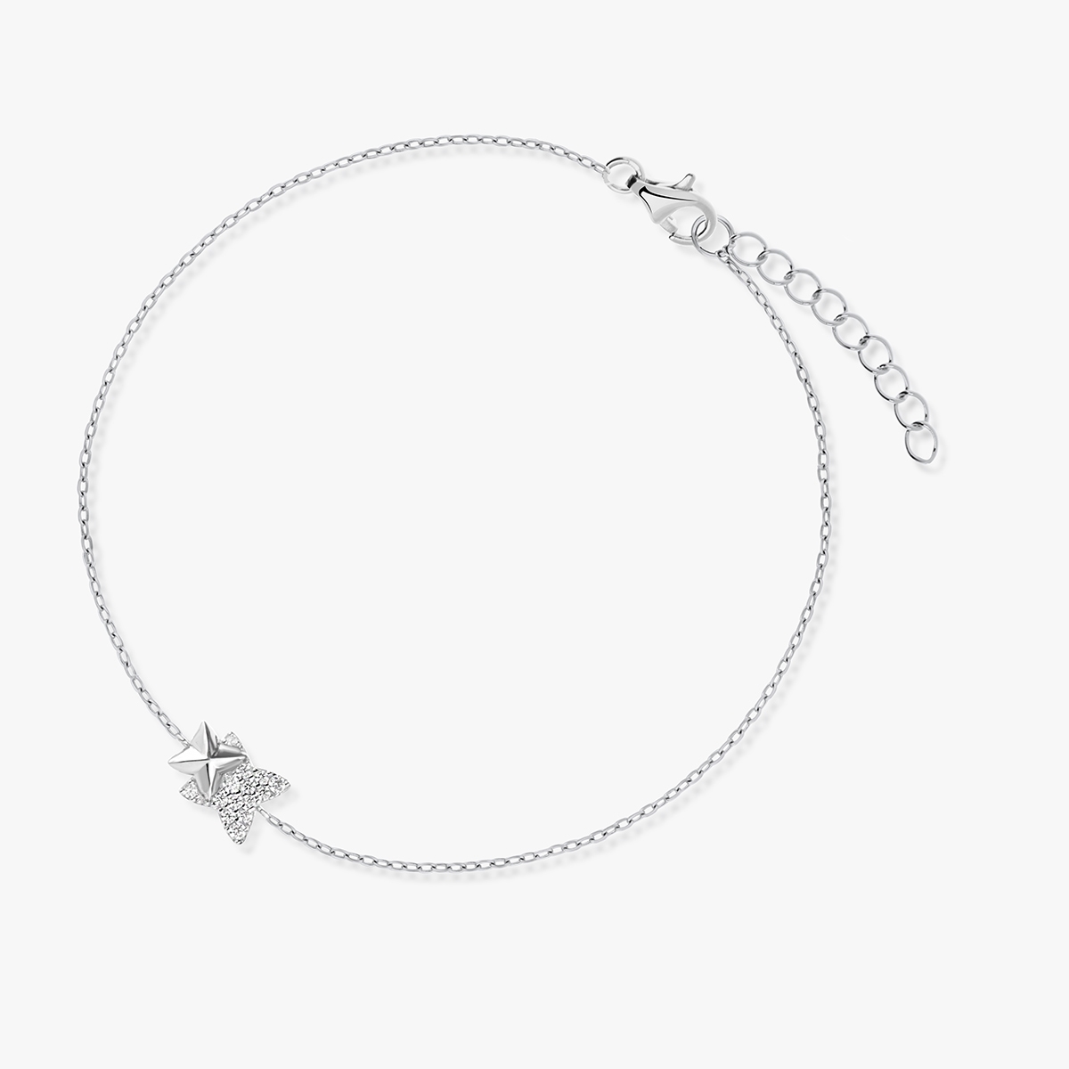 W.KRUK Bransoleta srebrna z cyrkoniami