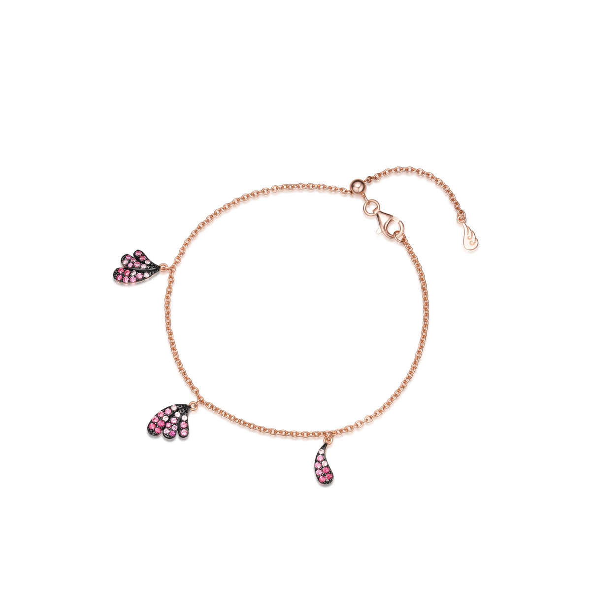 W.KRUK Bransoleta srebrna Preludium Paradise Birds