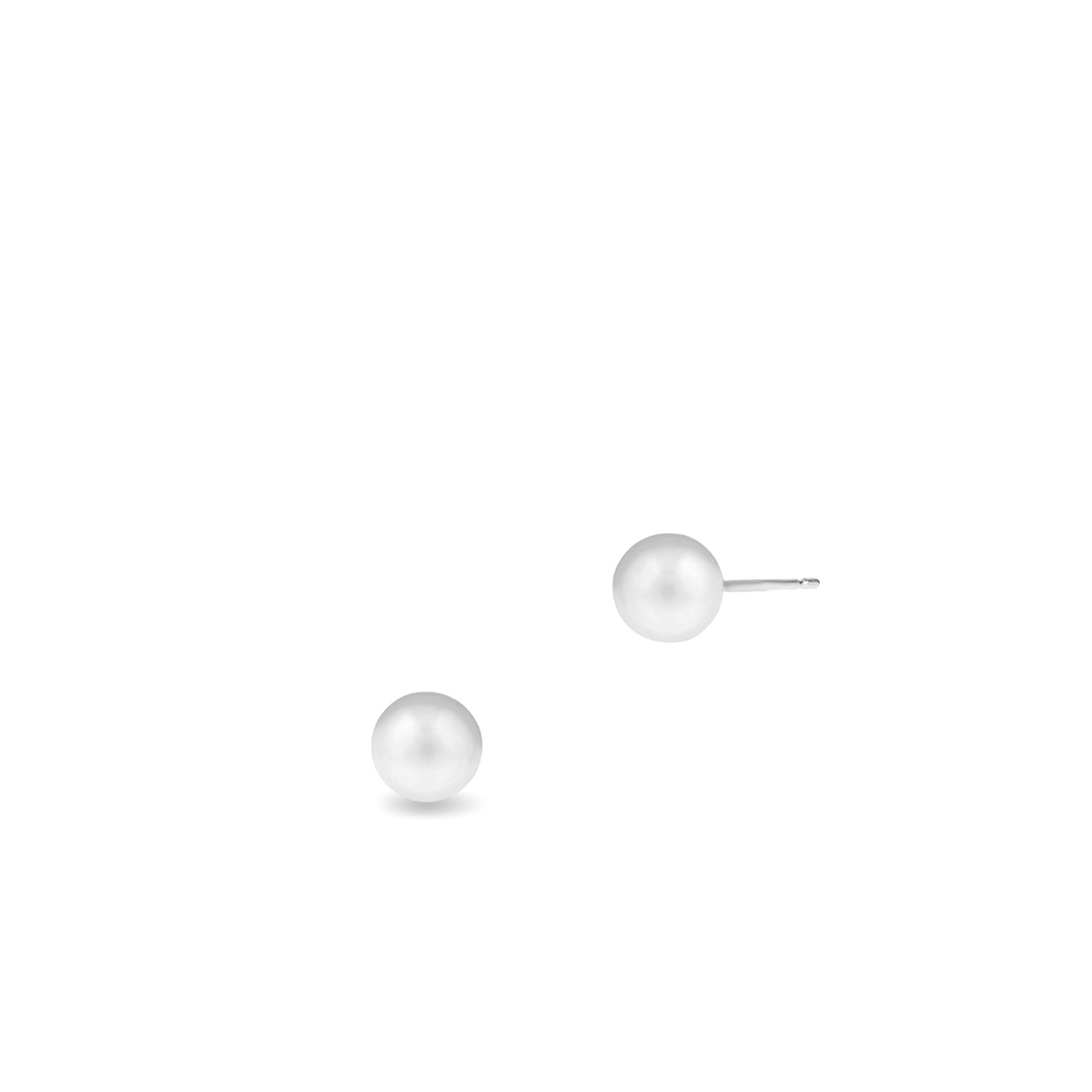 W.KRUK Kolczyki srebrne perły